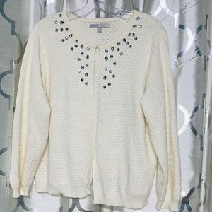 ✨Pointelle Open Front Sweater✨